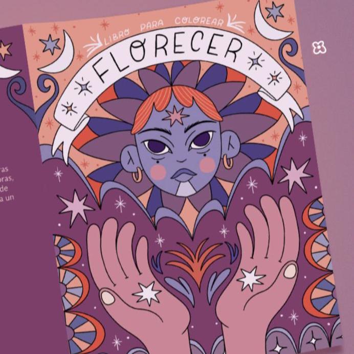 Libro Para Colorear Florecer