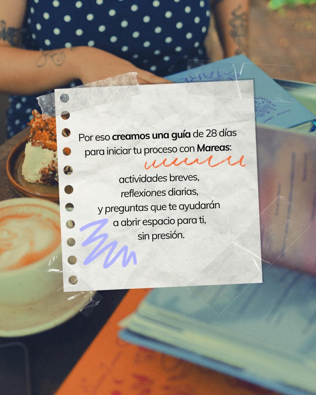 Guía de 28 días explorando mi creatividad con mi Diario Mareas